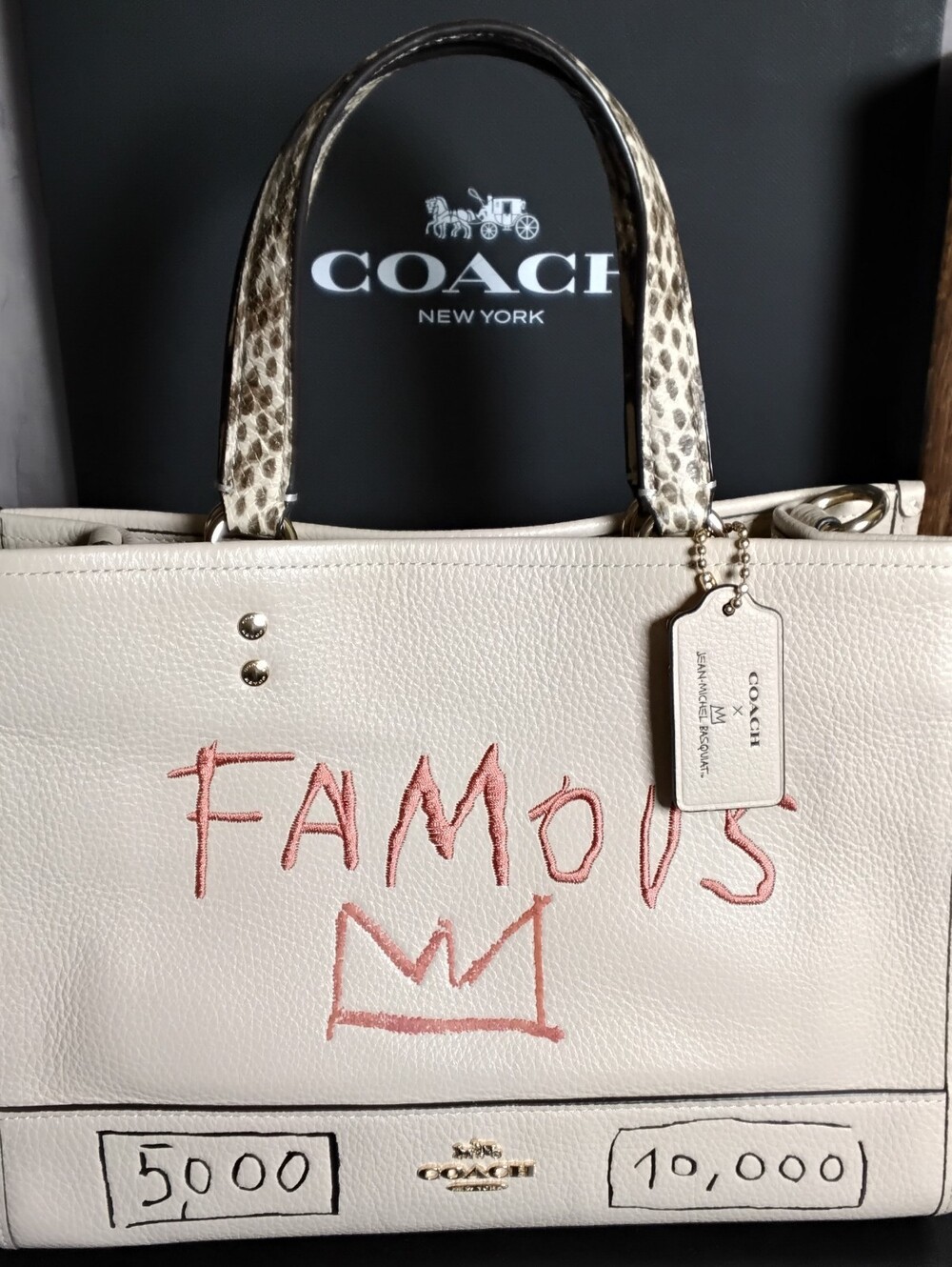 Coach x Jean-Michel Basquiat Dempsey Carryall Satchel/Crossbody